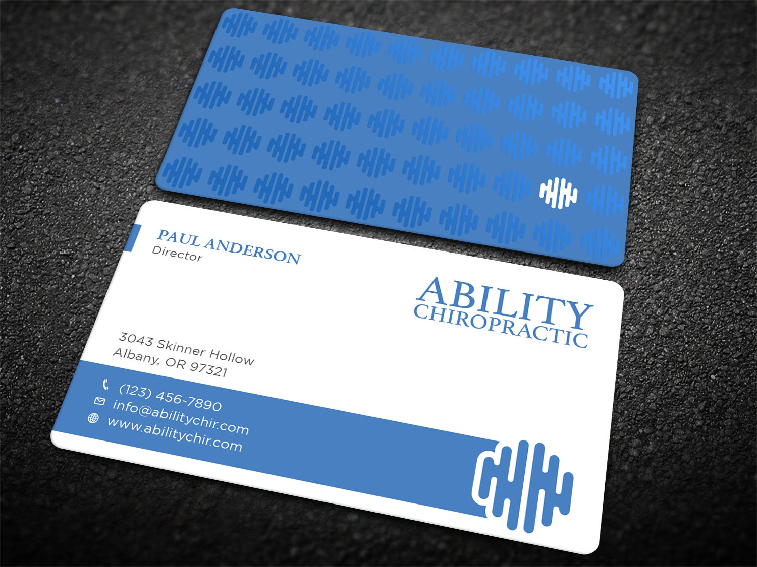 Diseño de Tarjeta de Presentación por Tripti Ranjan Gain para Ability Chiropractic | Diseño #23724629