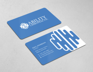 Business Card Design by Tripti Ranjan Gain for Ability Chiropractic | Design: #23724886