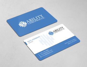 Business Card Design by Tripti Ranjan Gain for Ability Chiropractic | Design: #23724891