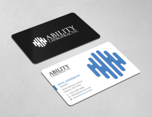 Business Card Design by Tripti Ranjan Gain for Ability Chiropractic | Design: #23724892