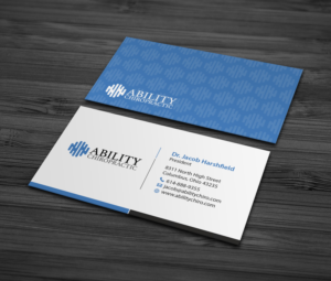 Diseño de Tarjeta de Presentación por MDesign para Ability Chiropractic | Diseño #23755872