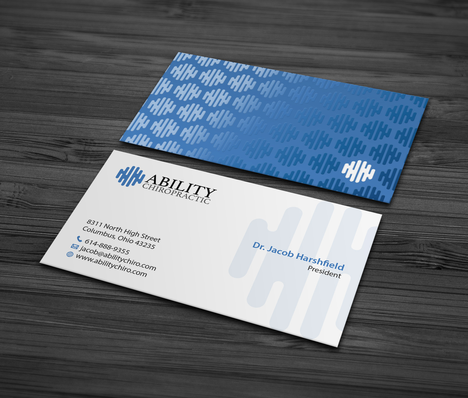 Visitenkarten-Design von MDesign für Ability Chiropractic | Design #23755875