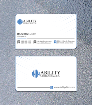Business Card Design by Jahidul for Ability Chiropractic | Design: #23746934