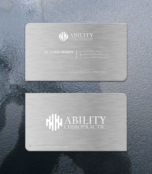 Business Card Design by Jahidul for Ability Chiropractic | Design: #23746941