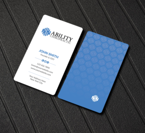Business Card Design by Musa. A for Ability Chiropractic | Design: #23767965
