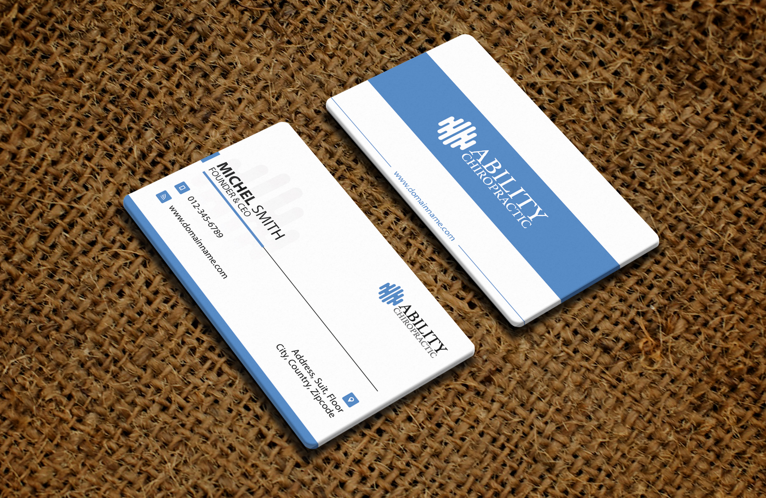 Business Card Design by Skytouch Solutions for Ability Chiropractic | Design #23776885