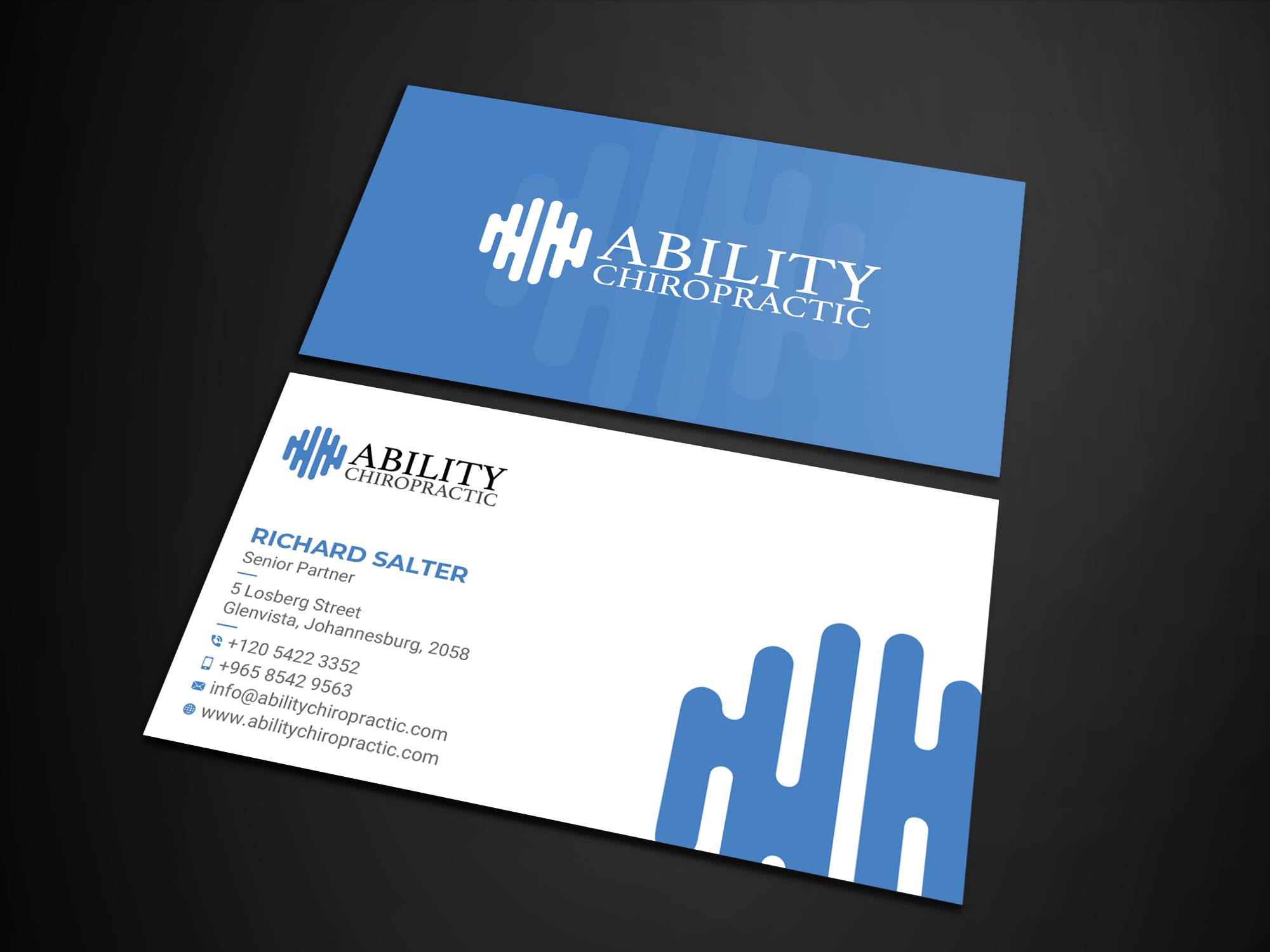 Business Card Design by Uttom 2 for Ability Chiropractic | Design #23720972