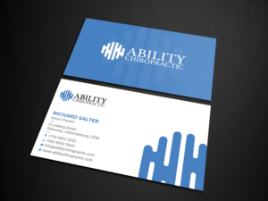 Business Card Design by Uttom 2 for Ability Chiropractic | Design: #23720972