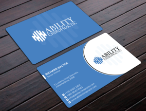 Business Card Design by Uttom 2 for Ability Chiropractic | Design: #23731644