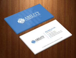 Business Card Design by Uttom 2 for Ability Chiropractic | Design: #23731645