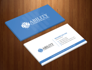 Business Card Design by Uttom 2 for Ability Chiropractic | Design: #23731647
