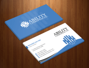 Business Card Design by Uttom 2 for Ability Chiropractic | Design: #23731648