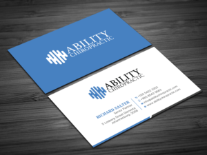 Business Card Design by Uttom 2 for Ability Chiropractic | Design: #23759891