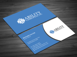 Business Card Design by Uttom 2 for Ability Chiropractic | Design: #23759893