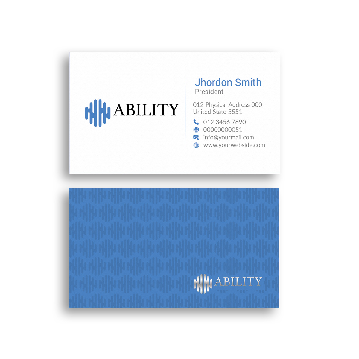 Business Card Design by Branding_BD for Ability Chiropractic | Design #23758531