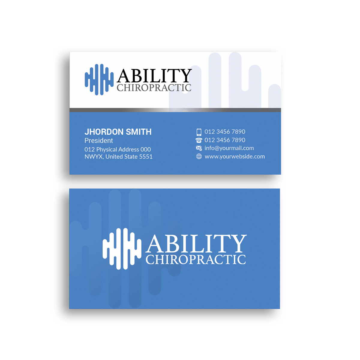 Business Card Design by Branding_BD for Ability Chiropractic | Design #23774509