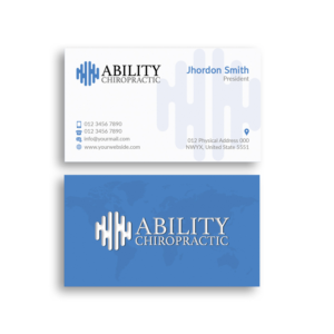 Business Card Design by Branding_BD for Ability Chiropractic | Design: #23774541