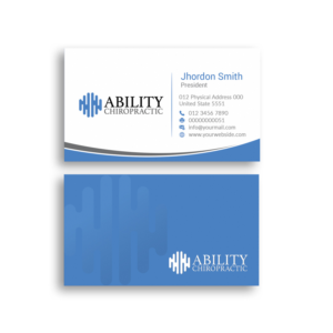 Business Card Design by Branding_BD for Ability Chiropractic | Design: #23774643