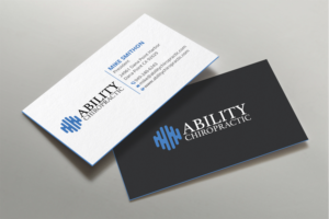 Business Card Design by DesignShout for Ability Chiropractic | Design: #23758369