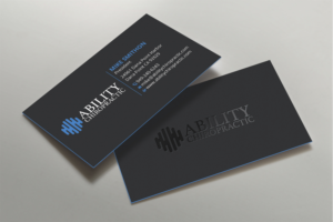 Business Card Design by DesignShout for Ability Chiropractic | Design: #23758391