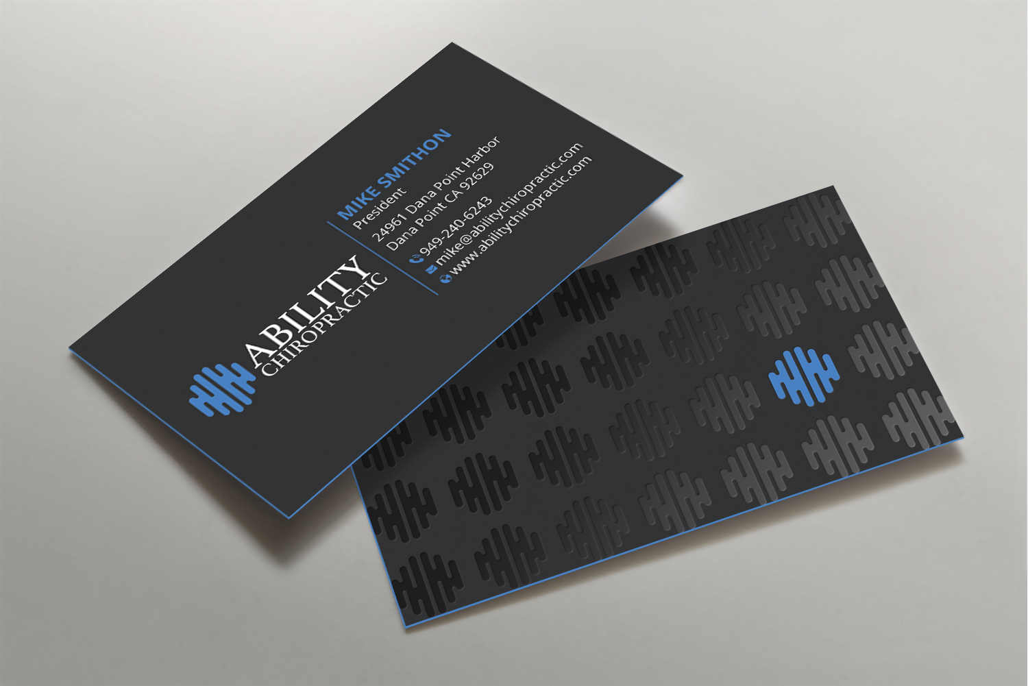 Business Card Design by DesignShout for Ability Chiropractic | Design #23758392