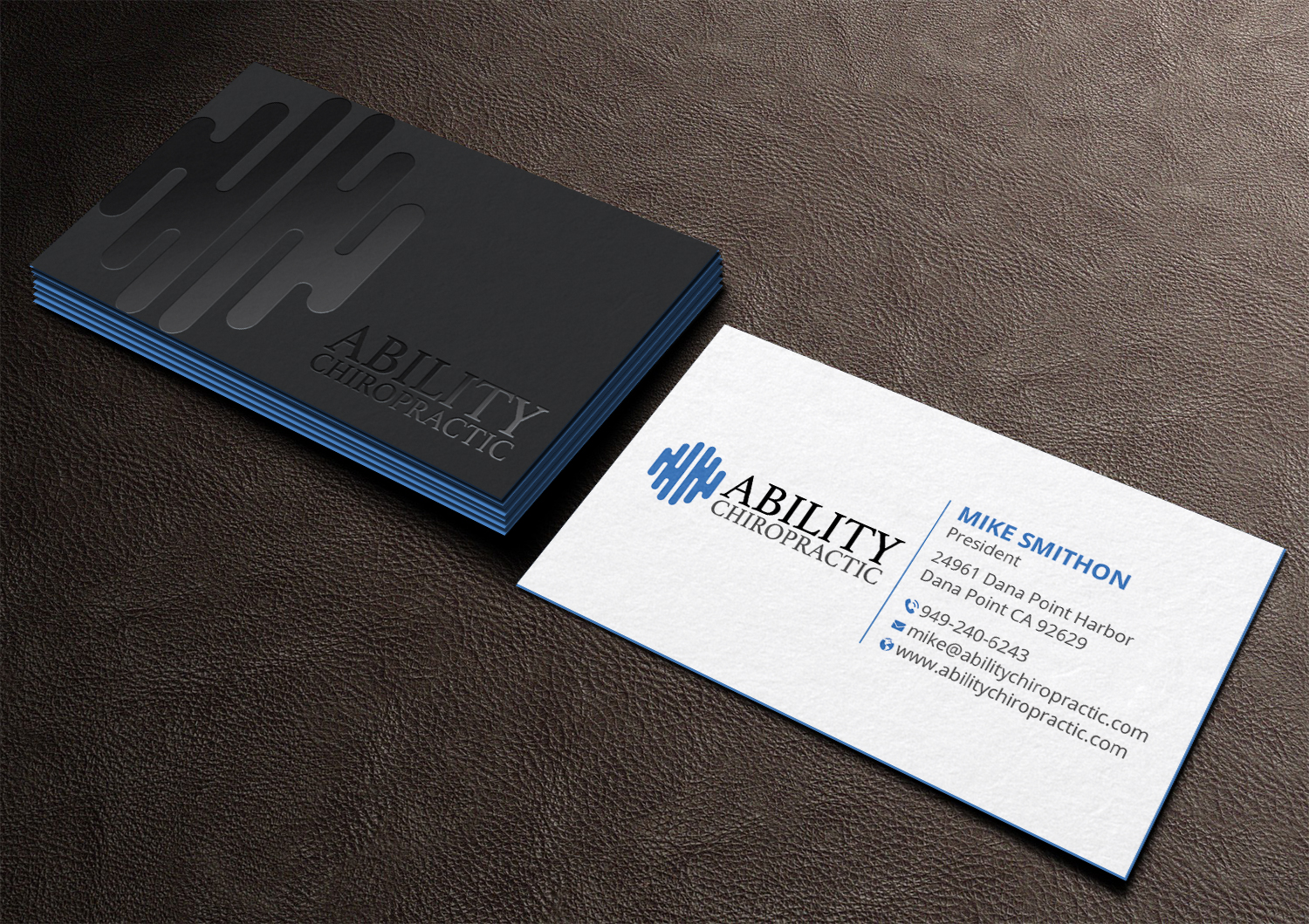 Diseño de Tarjeta de Presentación por DesignShout para Ability Chiropractic | Diseño #23758451