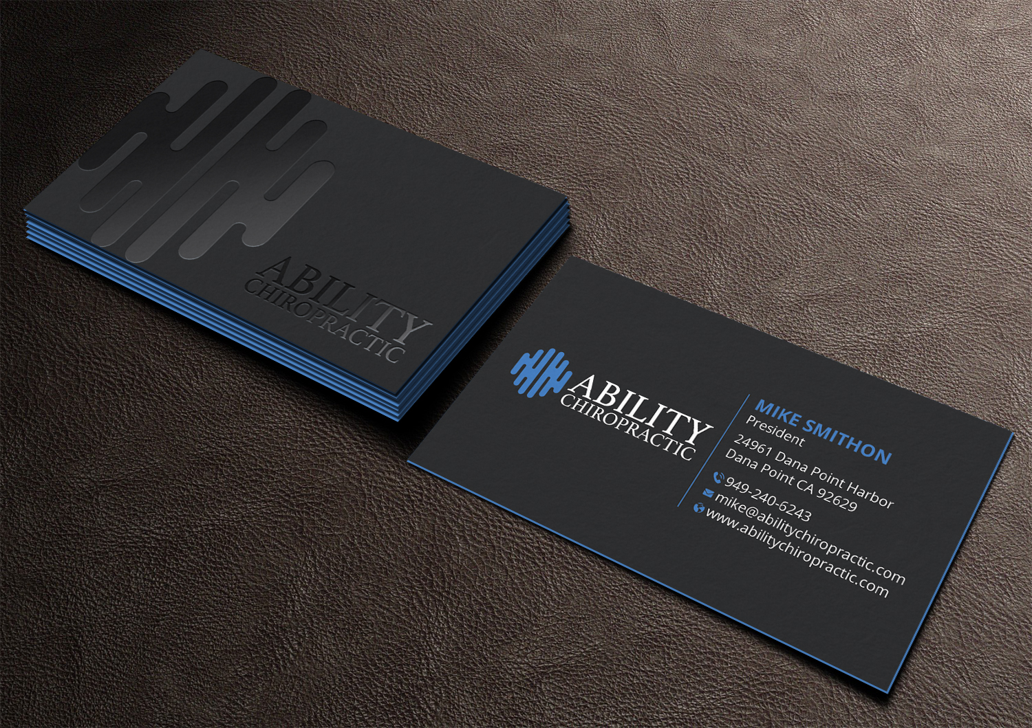 Diseño de Tarjeta de Presentación por DesignShout para Ability Chiropractic | Diseño #23758453