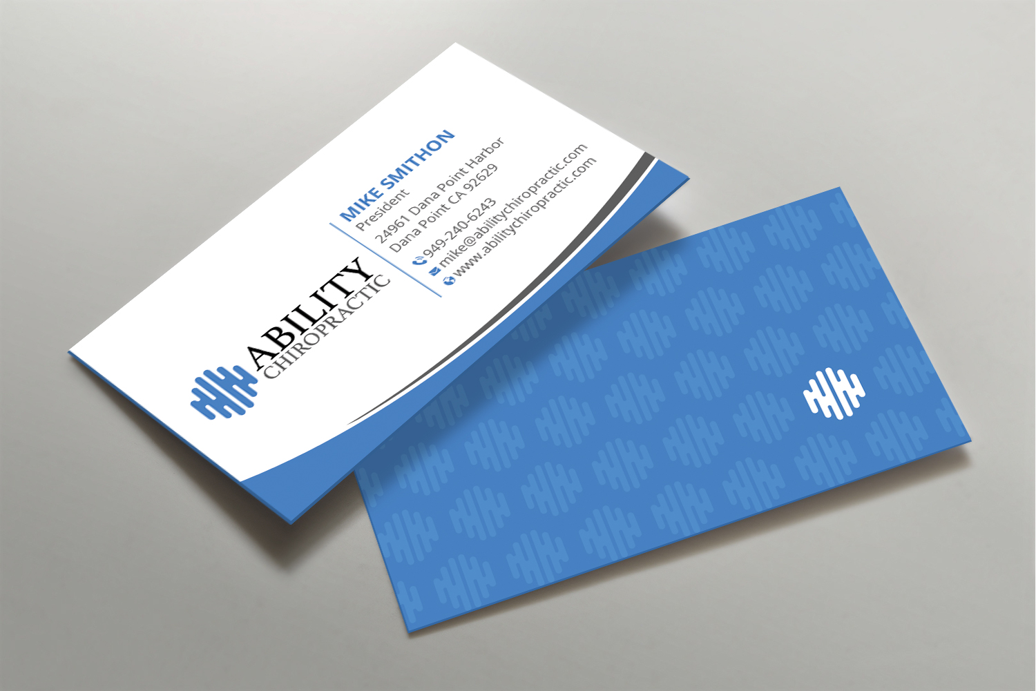 Diseño de Tarjeta de Presentación por DesignShout para Ability Chiropractic | Diseño #23758749