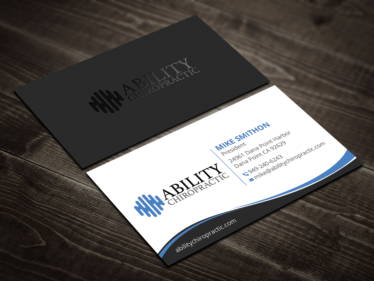 Diseño de Tarjeta de Presentación por DesignShout para Ability Chiropractic | Diseño #23759004