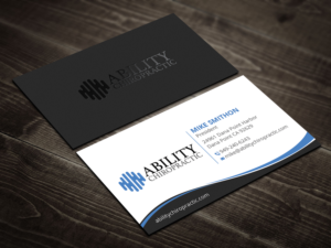 Diseño de Tarjeta de Presentación por DesignShout para Ability Chiropractic | Diseño: #23759004