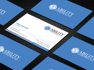 Diseño de Tarjeta de Presentación por DesignShout para Ability Chiropractic | Diseño: #23759227
