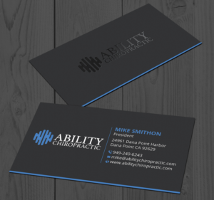 Diseño de Tarjeta de Presentación por DesignShout para Ability Chiropractic | Diseño: #23759432