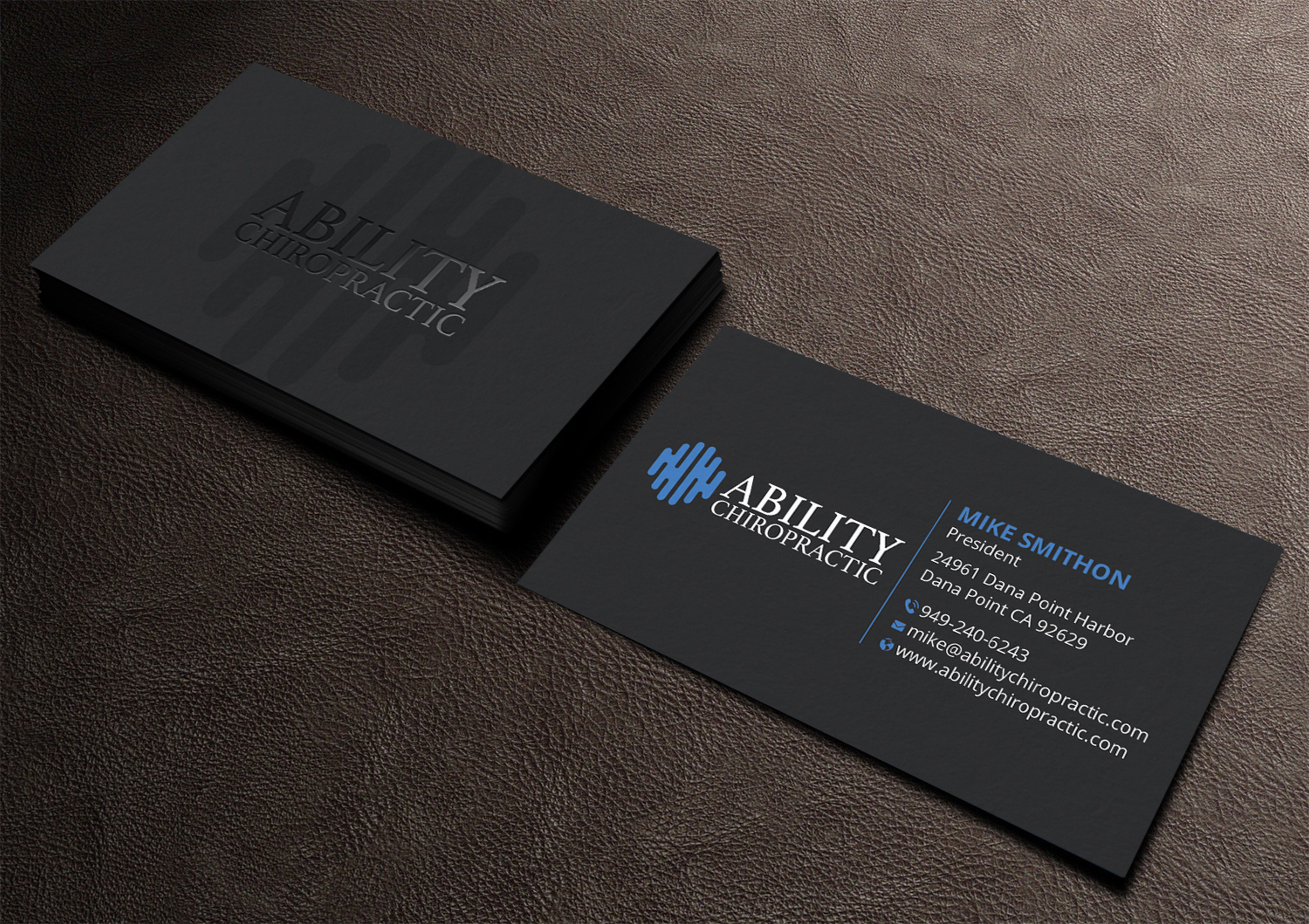 Diseño de Tarjeta de Presentación por DesignShout para Ability Chiropractic | Diseño #23759436