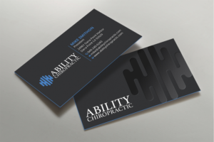 Diseño de Tarjeta de Presentación por DesignShout para Ability Chiropractic | Diseño: #23759479