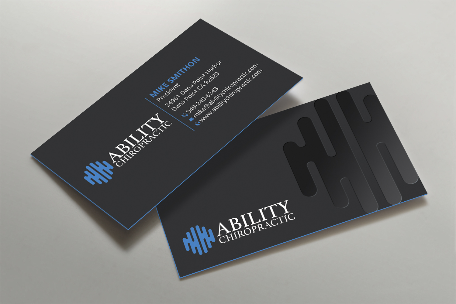 Diseño de Tarjeta de Presentación por DesignShout para Ability Chiropractic | Diseño #23759480