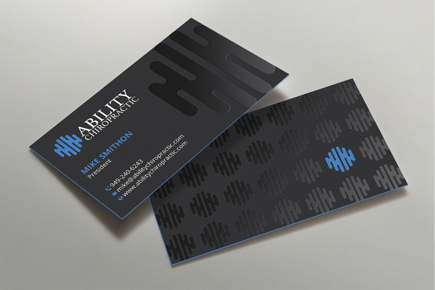 Business Card Design by DesignShout for Ability Chiropractic | Design #23759481