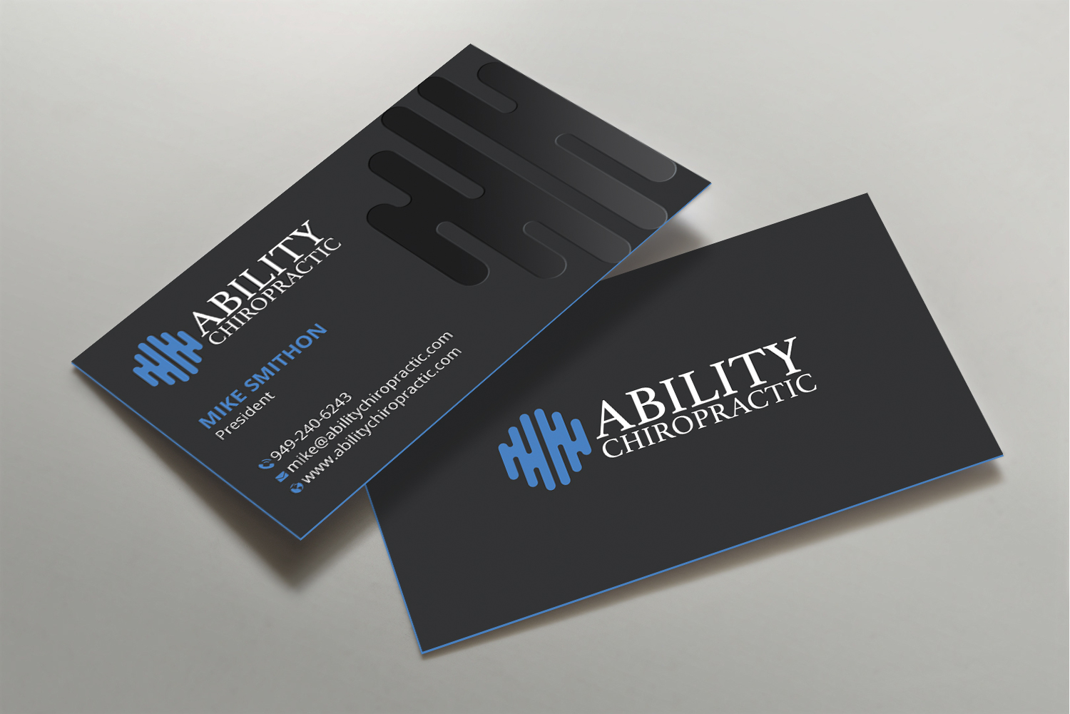 Diseño de Tarjeta de Presentación por DesignShout para Ability Chiropractic | Diseño #23759482