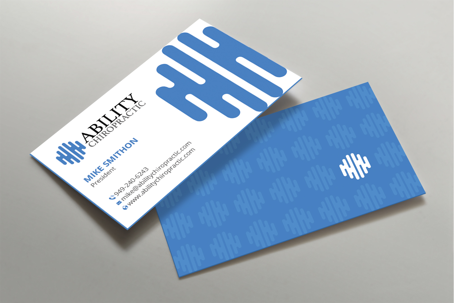 Business Card Design by DesignShout for Ability Chiropractic | Design: #23873340