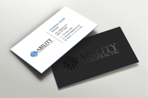 Business Card Design by Imagine design000 for Ability Chiropractic | Design: #23750252
