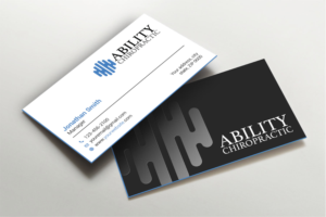 Business Card Design by Imagine design000 for Ability Chiropractic | Design: #23750264