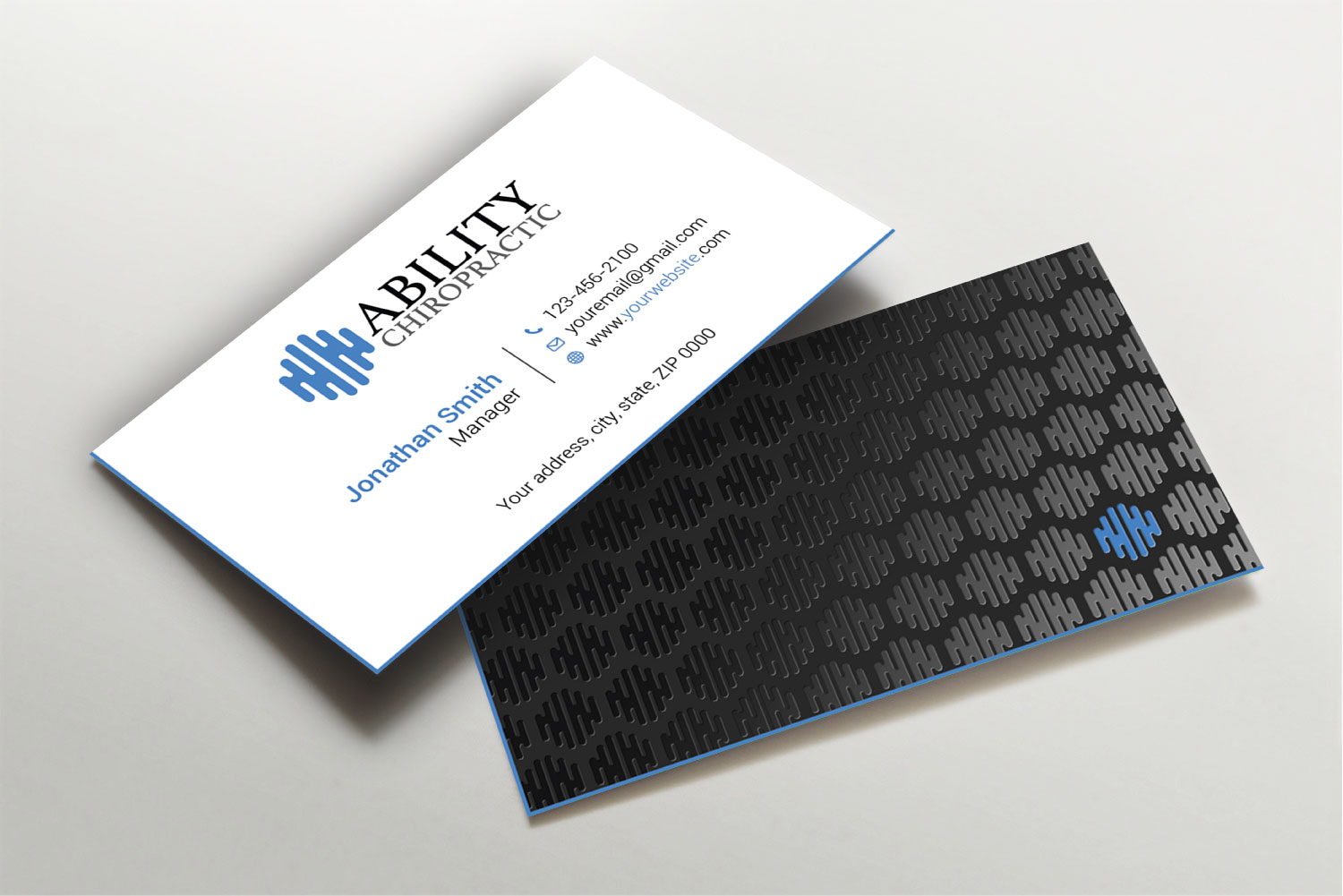 Business Card Design by Imagine design000 for Ability Chiropractic | Design #23750290
