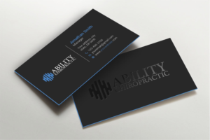 Business Card Design by Imagine design000 for Ability Chiropractic | Design: #23750315