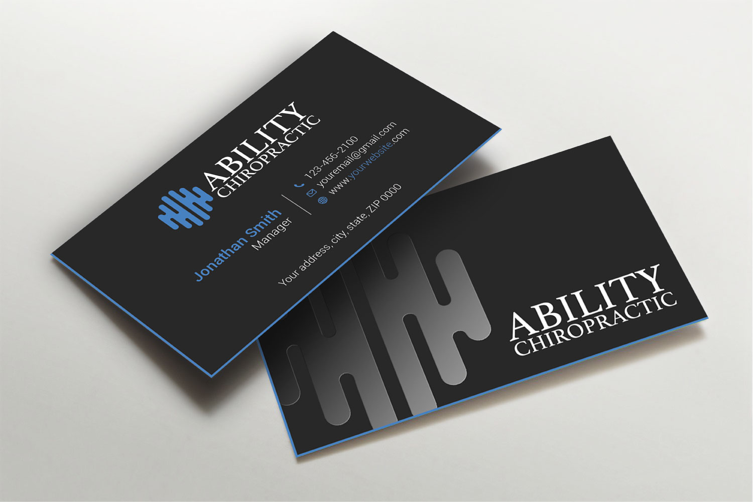Business Card Design by Imagine design000 for Ability Chiropractic | Design #23750322