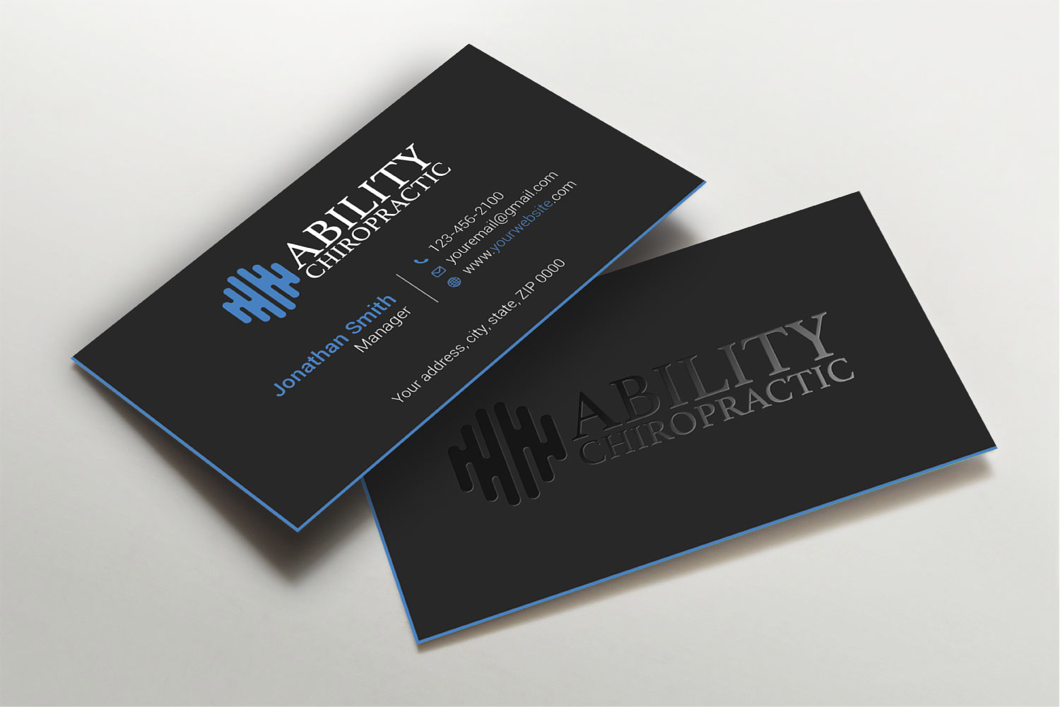 Visitenkarten-Design von Imagine design000 für Ability Chiropractic | Design #23750324