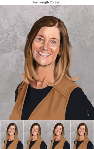 We need to capture the likeness of a retiring colleague | Diseño Con Ilustración por SameSam94