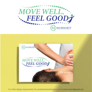 Move Well. Feel Good | Logo Design by Noche designs