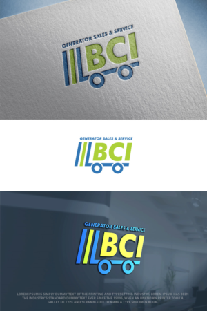 BCI Generator Sales & Service | Logo Design by GoodTimes$$$
