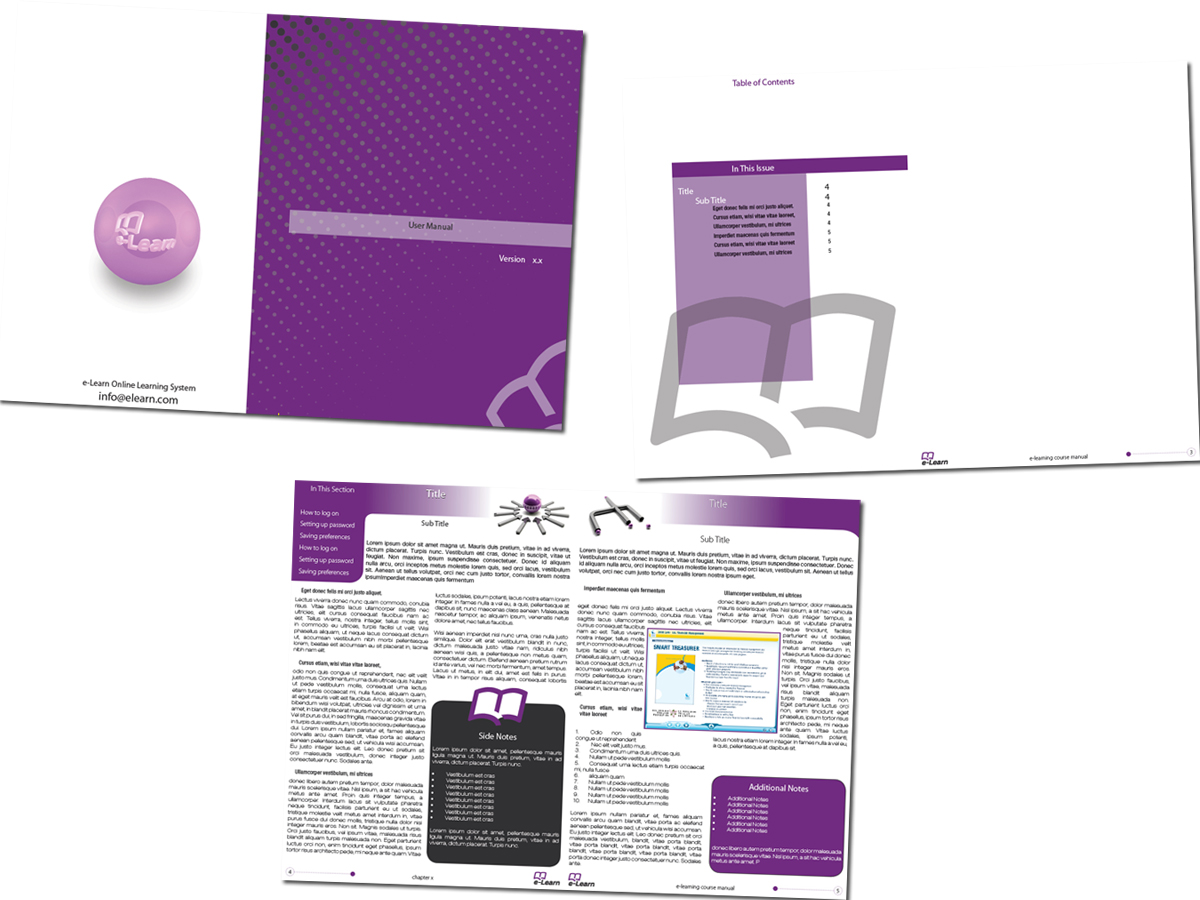Diseño de Brochure por Kings Bishop Design para e-Learn AS | Diseño #719464