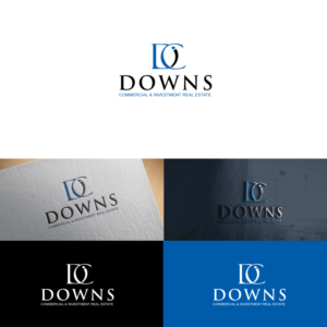 Downs Commercial & Investment Real Estate | Logo Design by CreativeFlows 2