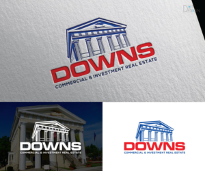 Downs Commercial & Investment Real Estate | Logo Design by Dot Design 3